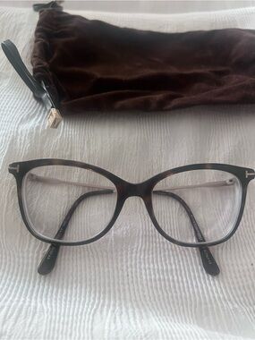 Tom Ford Tortoiseshell Women's Optical Frames - Brown/Black